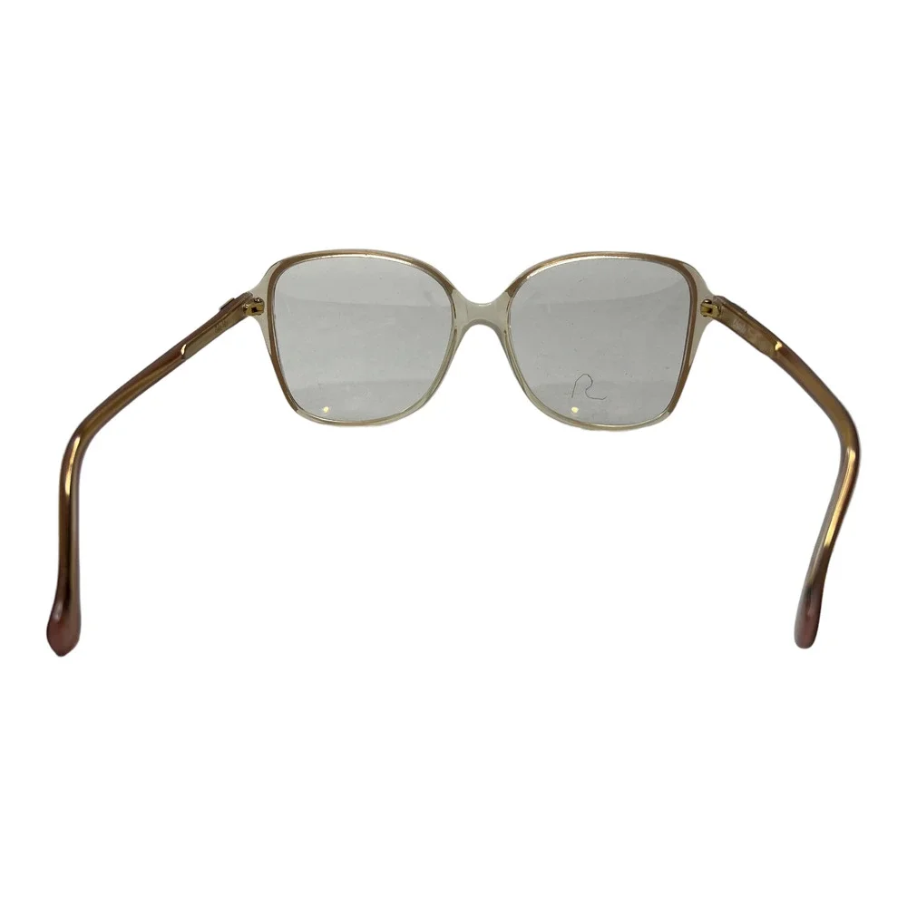 Cristelle Eyeglasses Frame Yellow Clear Square Full Rim CR01‎ H3565